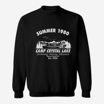 Summer 1980 Men Funny Graphic Camping Vintage Cool 80s Novelty Sweat Shirt - Seseable