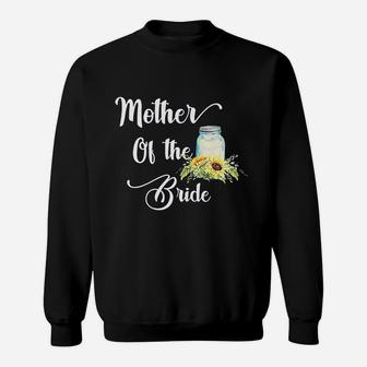 Sunflower Wedding Matching Bridal Party Mother Of Bride Sweat Shirt - Seseable