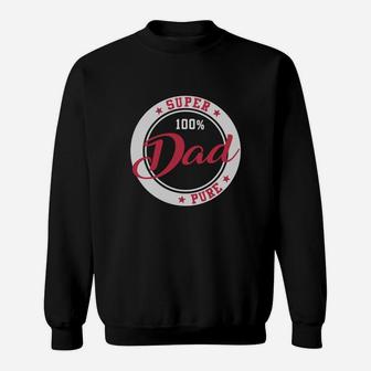 Super Dad 100 Percent Pure Star Seal Great Family Gift Sweat Shirt - Seseable