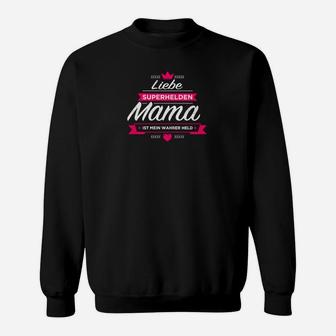Superhelden Mama Muttertags Sweatshirt - Seseable