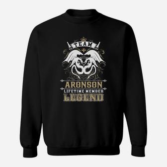 Team Aronson Lifetime Member Legend -aronson T Shirt Aronson Hoodie Aronson Family Aronson Tee Aronson Name Aronson Lifestyle Aronson Shirt Aronson Names Sweat Shirt - Seseable