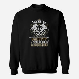 Team Babbitt Lifetime Member Legend -babbitt T Shirt Babbitt Hoodie Babbitt Family Babbitt Tee Babbitt Name Babbitt Lifestyle Babbitt Shirt Babbitt Names Sweat Shirt - Seseable