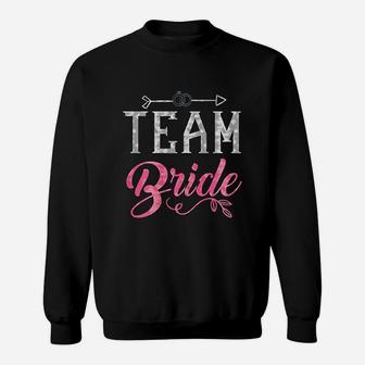 Team Bride Bridal Party Bride Squad Wedding Party Sweatshirt - Seseable