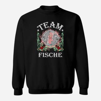 Team Fische Sternzeichen Grafik-Sweatshirt für Astrologie-Begeisterte - Seseable