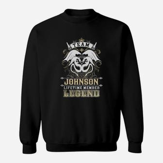 Team Johnson Lifetime Member Legend -johnson T Shirt Johnson Hoodie Johnson Family Johnson Tee Johnson Name Johnson Lifestyle Johnson Shirt Johnson Names Sweat Shirt - Seseable