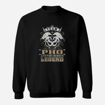 Team Pho Lifetime Member Legend Name Sweat Shirt - Seseable