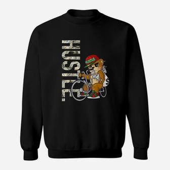 Teddy On Low Rider Hip Hop Birthday Christmas Gift Sweat Shirt - Seseable