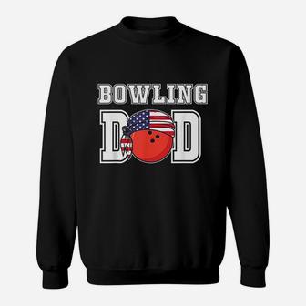 Ten Pin Bowlers Team Player Fathers Gifts For Bowling Dad Sweat Shirt - Seseable