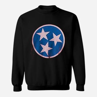 Tennessee Flag| Vintage Distressed Sweat Shirt - Seseable