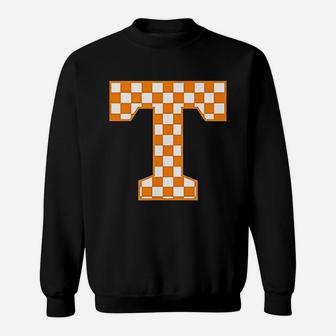 Tennessee T | Knoxville Checkered Game Day Gift Sweatshirt - Seseable