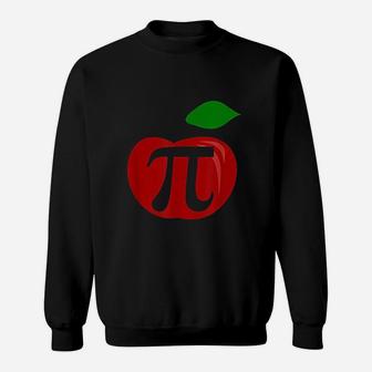 Thanksgiving Apple Pie Lover Funny Pi Day Math Sweatshirt - Seseable