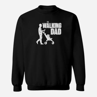 The Walking Dad Sweatshirt, Lustiges Herren Vater-Kind-Motiv - Seseable