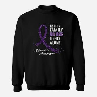 This Family No One Fights Alone Sweat Shirt - Seseable