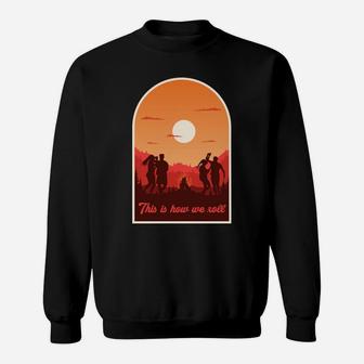 This Is How We Roll Camping Team Sunset Lovers Sweatshirt | Seseable UK