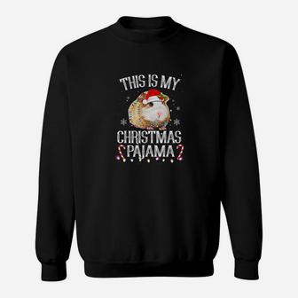 This Is My Christmas Pajama Guinea Pig Sweat Shirt - Seseable