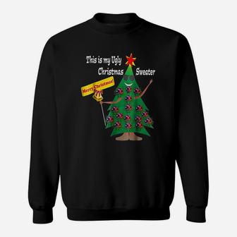 This Is My Ugly Christmas Sweater Funny Holiday Sweat Shirt - Seseable