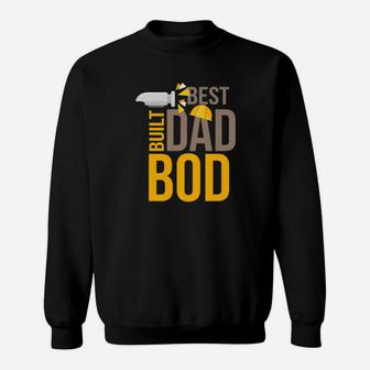 Toolbox Best Built Dad Bod Tool Daddy Fathers Day Gift Men Premium Sweat Shirt - Seseable