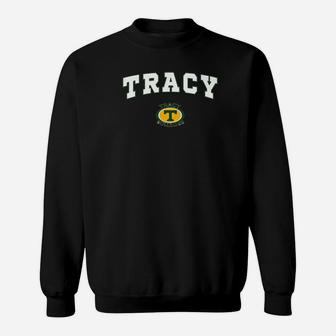 Tracy High School Bulldogs Premium C2 Sweat Shirt - Seseable