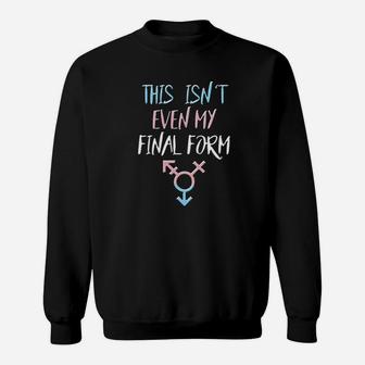 Trans Pride Final Form Saying Quote Lgbt Gift Sweatshirt - Seseable
