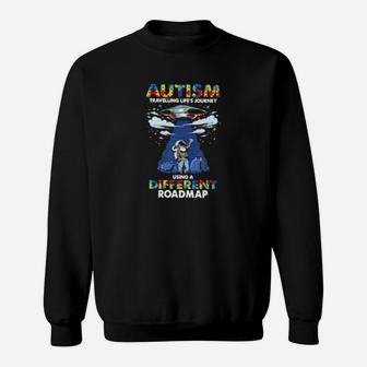 Traveling Life Journey Using A Different Road Map Sweatshirt - Seseable