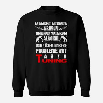 Tuning-Fan Sweatshirt: Problemlösung durch Auto-Tuning, Statement Tee - Seseable