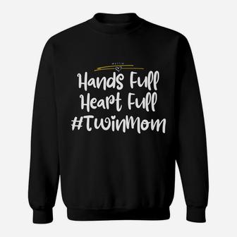 Twin Mom Funny Joke Gift Twins Mama Mother Gift Sweat Shirt - Seseable