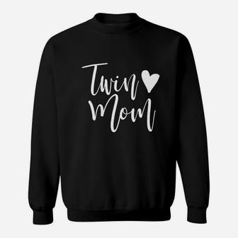 Twin Mom Gift For Women Twin Mom Sweat Shirt - Seseable