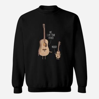 Uke I Am Your Father Ukulele Guitar Music Gift For Dad Family Sweat Shirt - Seseable