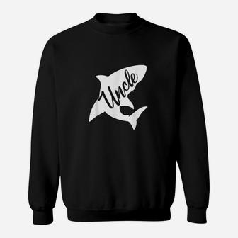 Uncle Shark Matching Family Shark Sweat Shirt - Seseable