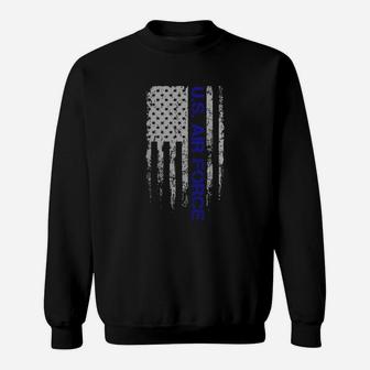 Us Air Force Flag Sweat Shirt - Seseable