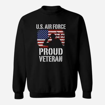 Us Air Force Proud Veteran Usaf Sweat Shirt - Seseable