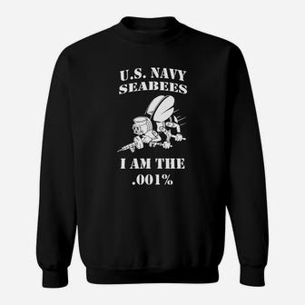 Us Navy Seabees Sweat Shirt - Seseable