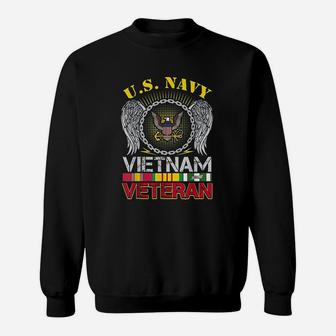 Us Navy Vietnam Veteran Sweat Shirt - Seseable