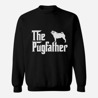 Usa Direct The Pugfather Pug Pekingese Dog Lover Sweat Shirt - Seseable