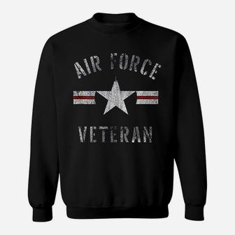 Usaf Air Force Veteran With Vintage Sweat Shirt - Seseable