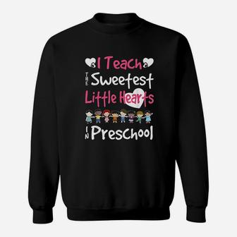 Valentines Day Preschool Teacher For Teachers In Love Gift Sweat Shirt - Seseable