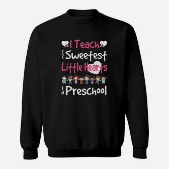 Valentines Day Preschool Teacher For Teachers In Love Sweat Shirt - Seseable