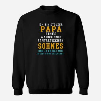 Vatertag Vater Papa Tochter Sohn Sweatshirt - Seseable