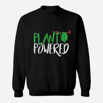 Vegan Workout Gift Design For Plant Powered Athletes Gym Sweat Shirt - Seseable