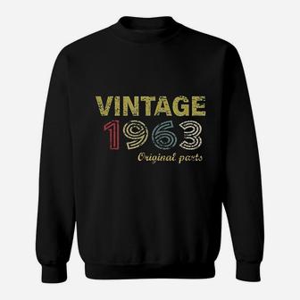 Vintage 1963 Bday Birthday Gift Sweat Shirt - Seseable