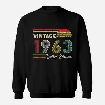 Vintage 1963 Distressed Retro Sweat Shirt - Seseable