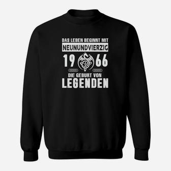 Vintage 1966 Legendäres Geburtsjahr Sweatshirt, Leben Ab 49 Jahre - Seseable