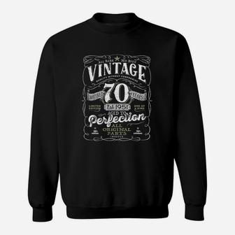 Vintage 70th Birthday For Him 1951 Aged To Perfection Sweat Shirt - Seseable