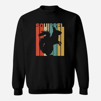 Vintage Animal Earth Day Retro Squirrel Sweat Shirt - Seseable