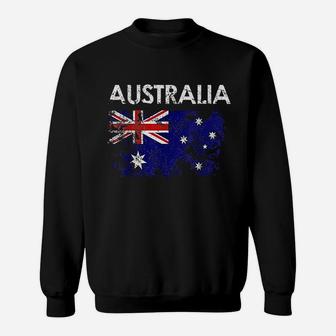 Vintage Australia Australian Flag Sweat Shirt - Seseable