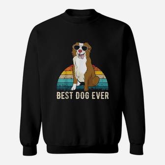 Vintage Australian Shepherd Best Dog Ever Sweat Shirt - Seseable