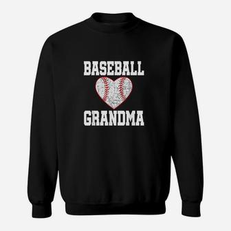 Vintage Baseball Grandma Funny Gift Sweat Shirt - Seseable