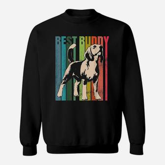 Vintage Beagle Colorful Dog Lover Sweat Shirt - Seseable