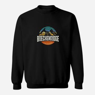 Vintage Breckenridge Colorado Outdoor Graphic Sweat Shirt | Seseable CA