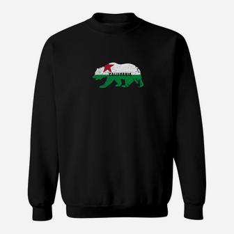 Vintage California Bear Flag Sweat Shirt - Seseable